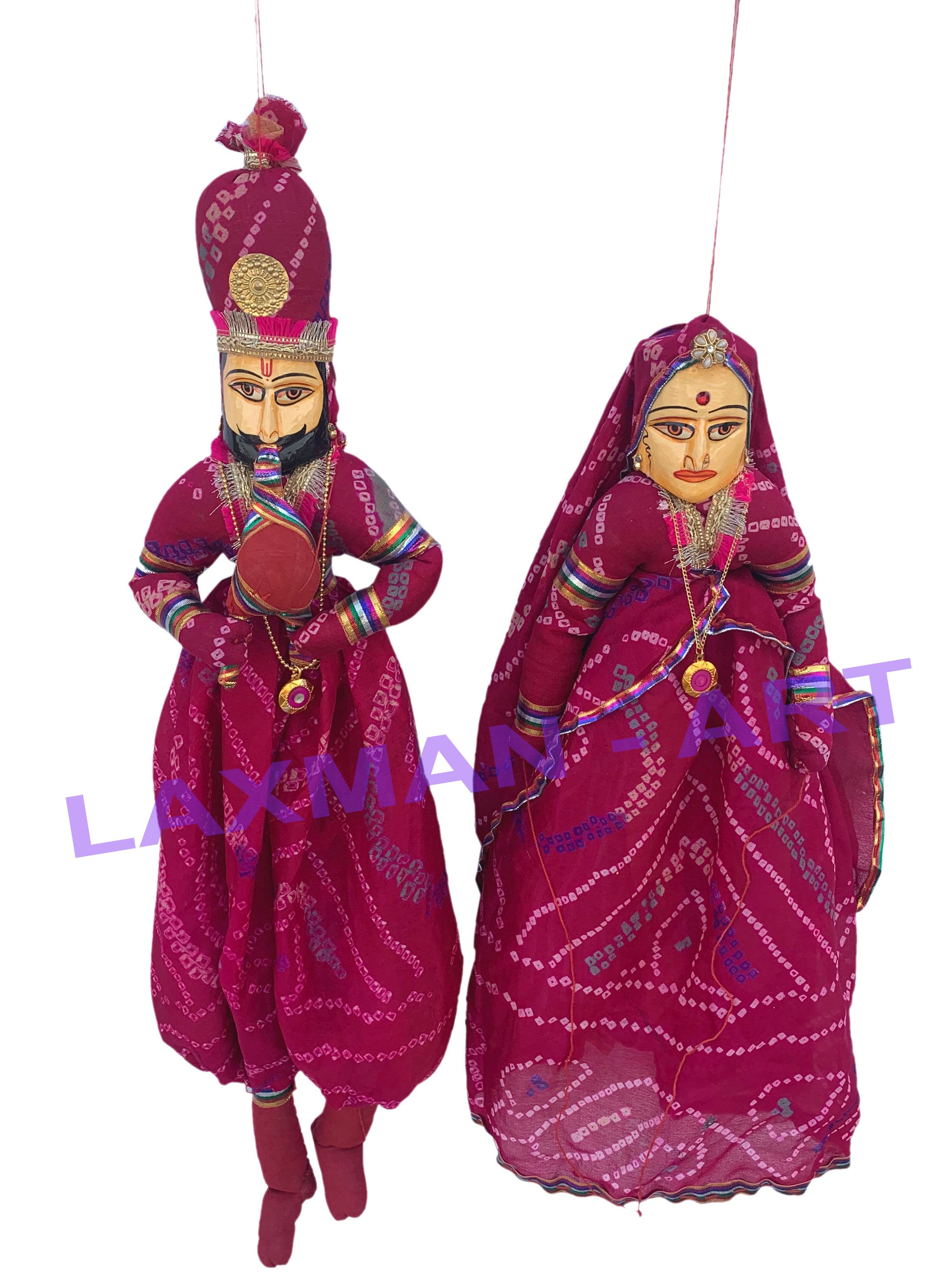 Rajasthani Puppet Kathputli Traditional Handmade Puppet Etsy