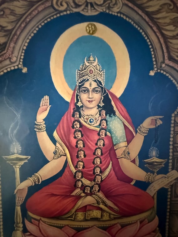 インドの女神の顔の壁飾り インドの女神の顔の壁飾り インドの女神の顔の壁飾り インドの女神の顔