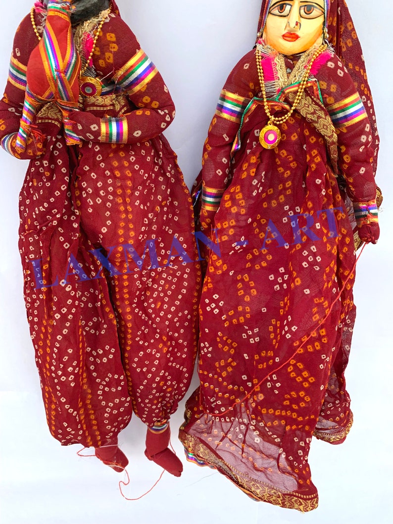 Rajasthani Puppet Kathputli Traditional Handmade Puppet Etsy