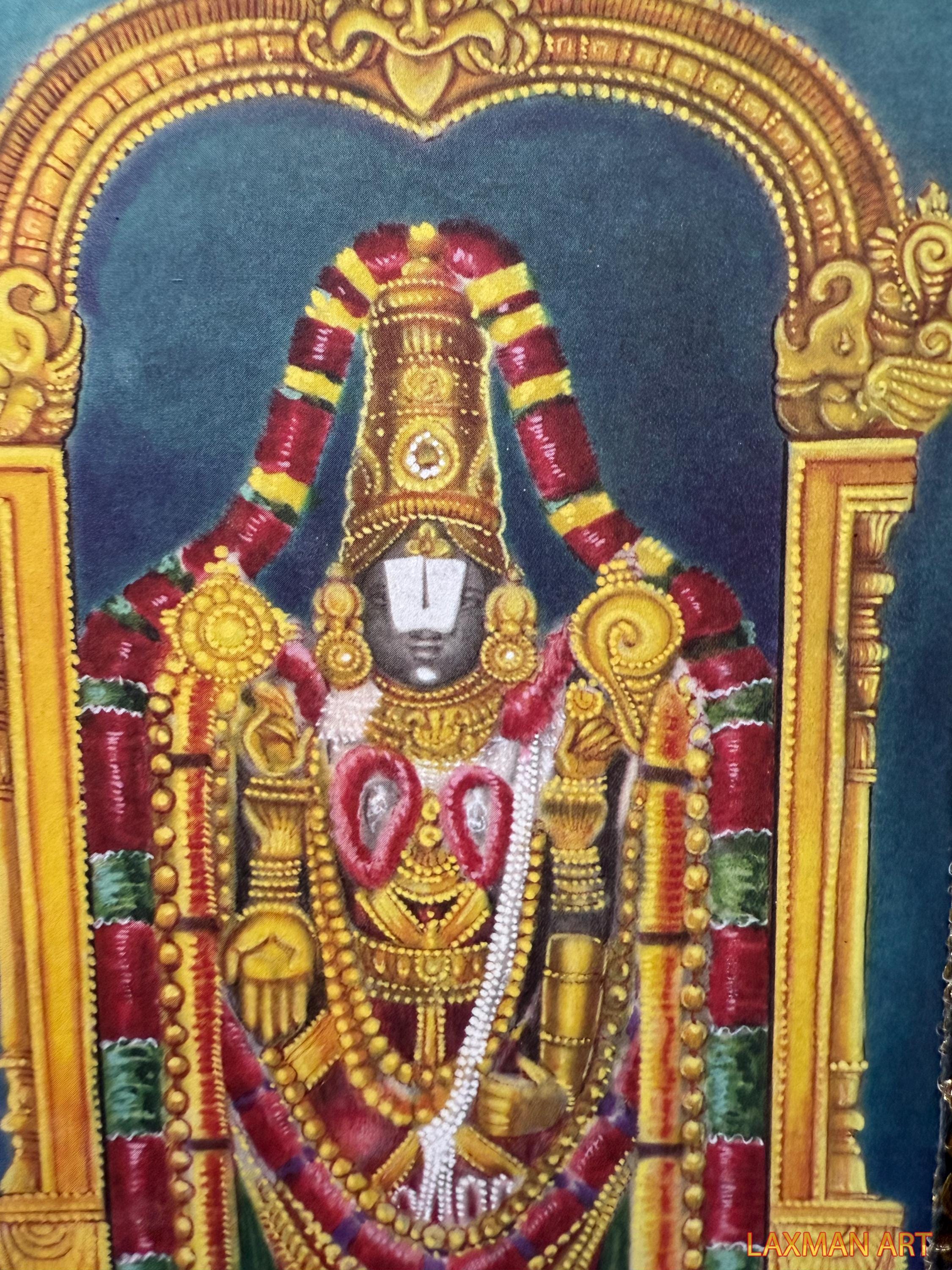 Old Lord Venkateswara Swamy Poster: Tirupati Balaji Photo Framed Print ...