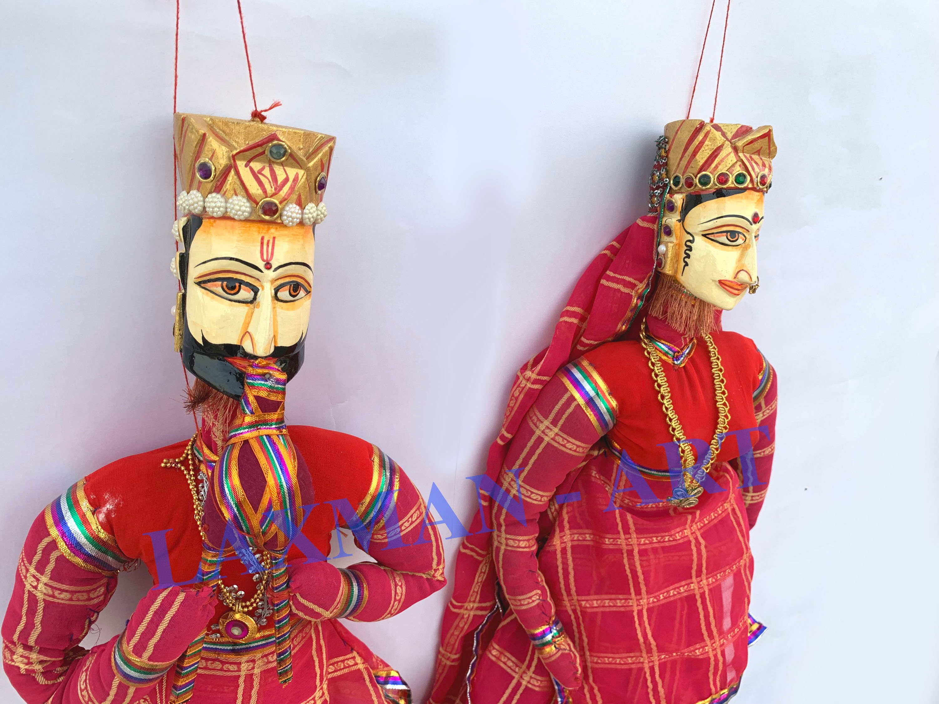 Rajasthani Puppet Kathputli Traditional Handmade Puppet Etsy UK