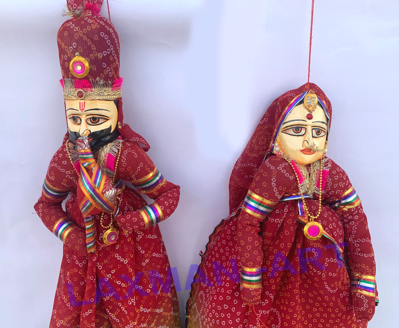 Rajasthani Puppet Kathputli Traditional Handmade Puppet Etsy UK