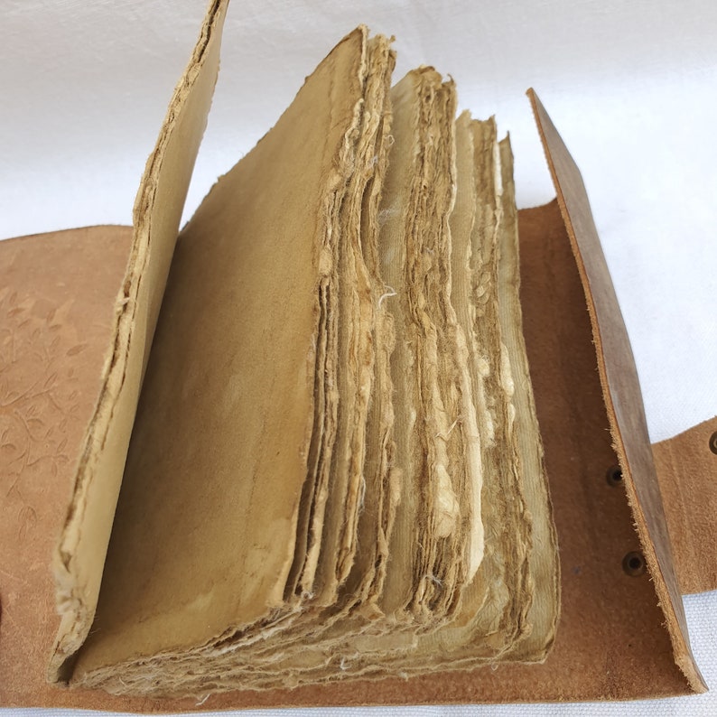 Vintage paper pure hand made notebook 7x5 inches diary. my old Etsy