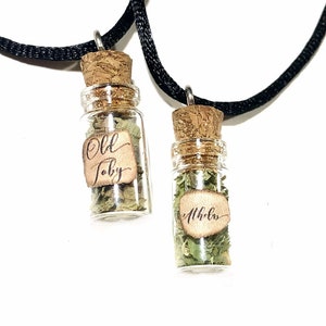 Old Toby or Athelas - Tolkien’s Middle-earth Bottle Charms Adjustable Pendant Necklace