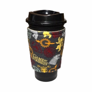 Game of Throne House Sigils - Eco Friendly Reusable Beverage Sleeve/Cozy