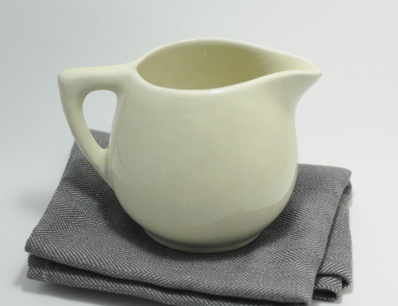 Vintage Cream Pottery Jug in Art Deco Style Etsy Australia