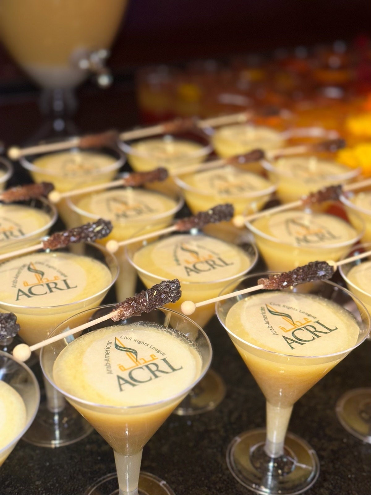 50-1000 Personalized Edible Drink Toppers: Monogram Cocktail Garnishes