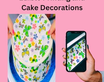 Delightful Edible Image Frosting Sheets for Unique Cake Designs