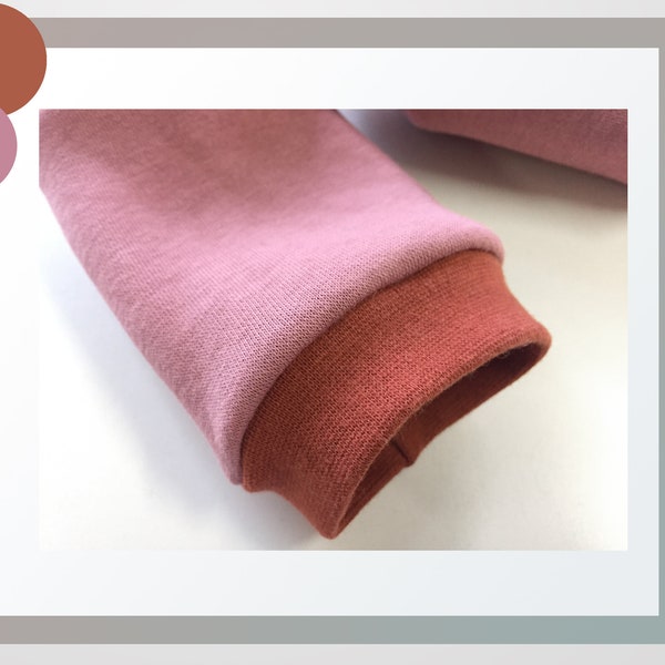 thick cuddle cotton jogging sweat cuffs from 14 cm, as leg or arm warmers, create comforting warmth, are easy to put on and take off