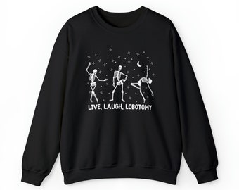 Live Laugh Lobotomy Unisex Heavy Blend™ Crewneck Sweatshirt