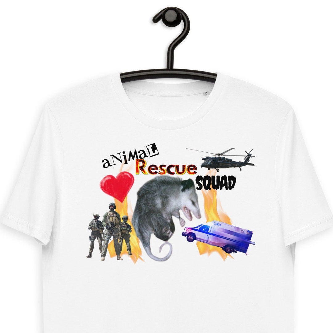 Animal Rescue Squad Meme Unisex Organic Cotton Tshirt Etsy