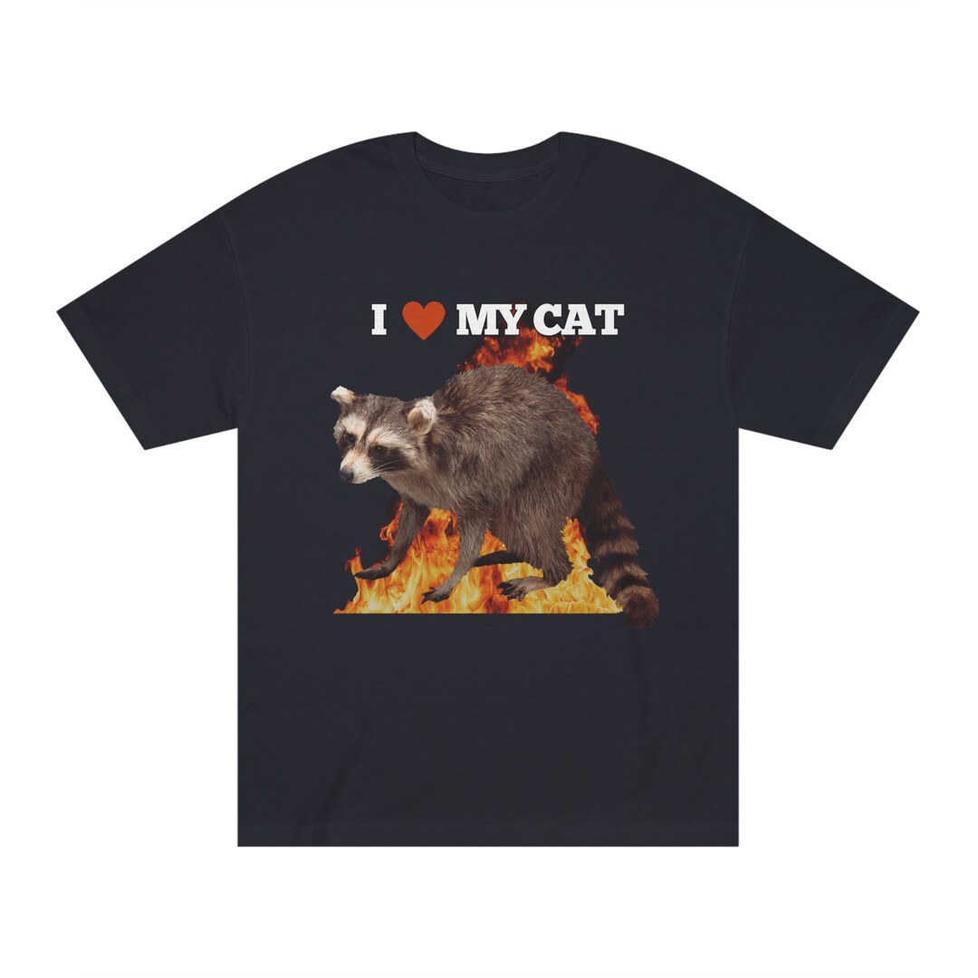 Raccoon Meme Classic Tee - Etsy