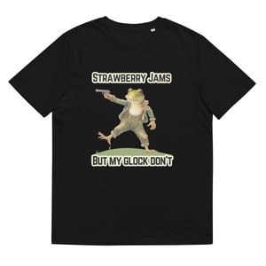 Strawberry Jams but My Glock Don't Meme Shirt Frog - Etsy