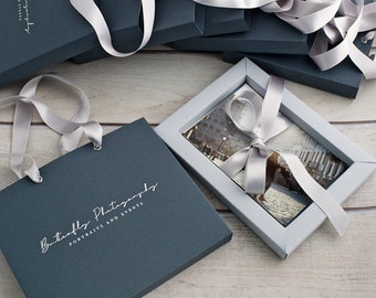 Personalized Photo Box Set: Embossed Photographer Packaging, 4x6" Prints