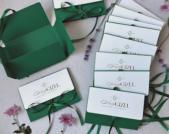 Photo Envelope with Ribbon: Photographer Packaging (4x6/5x7/6x8)