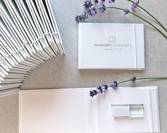 Personalisierte USB Box: Handgefertigte Fotograf Geschenkverpackung