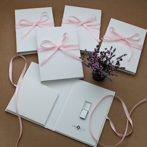 Caixa de fotos personalizada 4x6"/5x7"/ 6x8" para impressões e USB, Embalagem para fotos, Embalagem de impressão