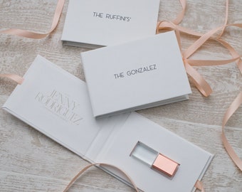 Personalisierte USB Box: Rose Gold Crystal USB 3.0 16GB