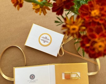 Personalisierte Gold USB Box: Branding Präsentationsgeschenk