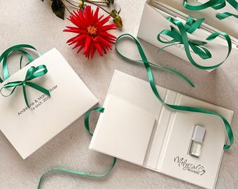 Personalisierte Fotobox mit Tasche: Geschenk für Hochzeitsfotograf