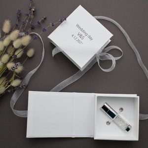 Usb box, Handmade usb packaging, Wedding USB box with USB,   Personalized USB flash box