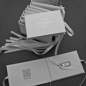 Set of 10 USB Box, Usb packaging, USB case,  Personalized USB flash box, Photographer packaging