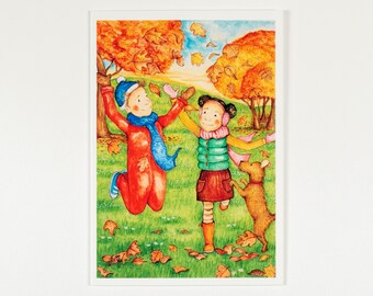 The Seasons Collection - Autumn Card
