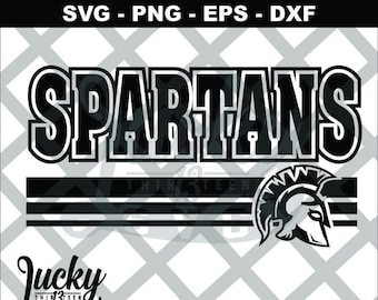 Spartans 3 line SVG digital files