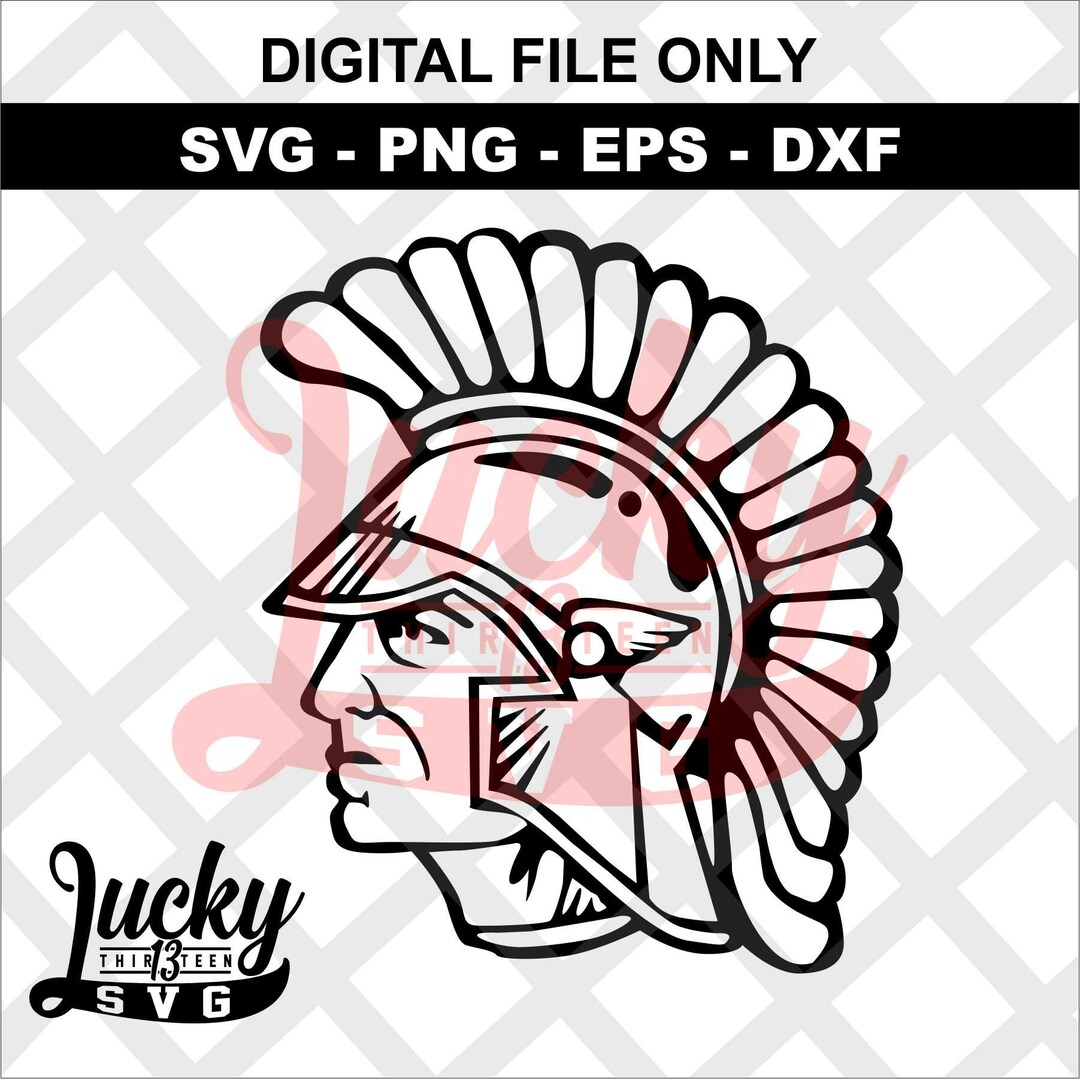 Trojan Head SVG Digital Files - Etsy