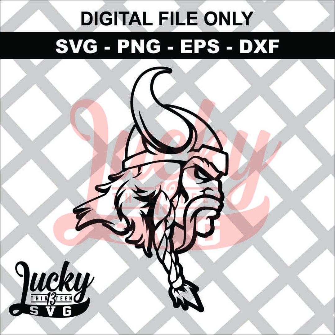 One Color Svg Images Vikings 1 Color Svg Digital Files - Etsy
