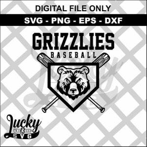 Grizzlies SVG Digital files