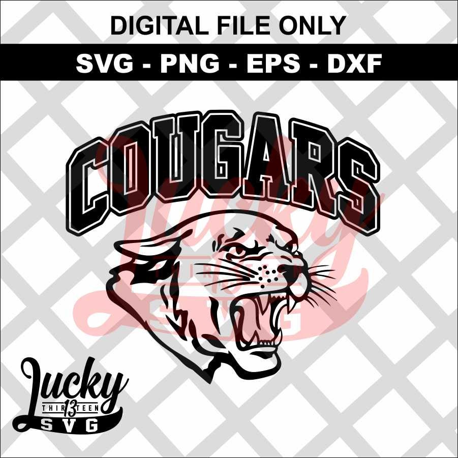 Cougars SVG Digital Files Etsy