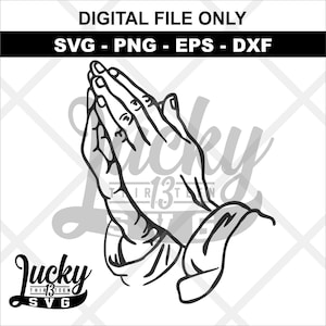 Praying Hands SVG digital files