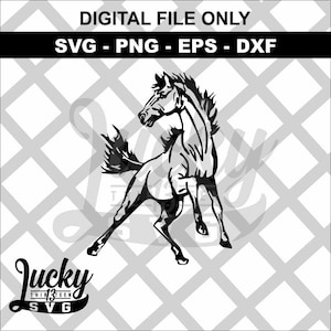 Mustang colt SVG digital files