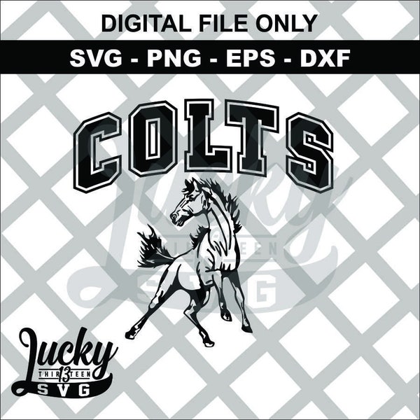 Colts SVG Digital file