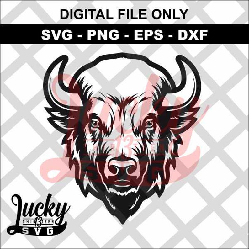 Buffalo Bison SVG Digital Files - Etsy
