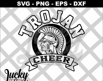 Trojan Cheer SVG Digitale Dateien