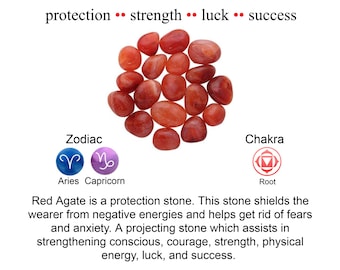 Red Agate Mala Necklace: Engraved Om Symbol, Knotted Meditation Beads