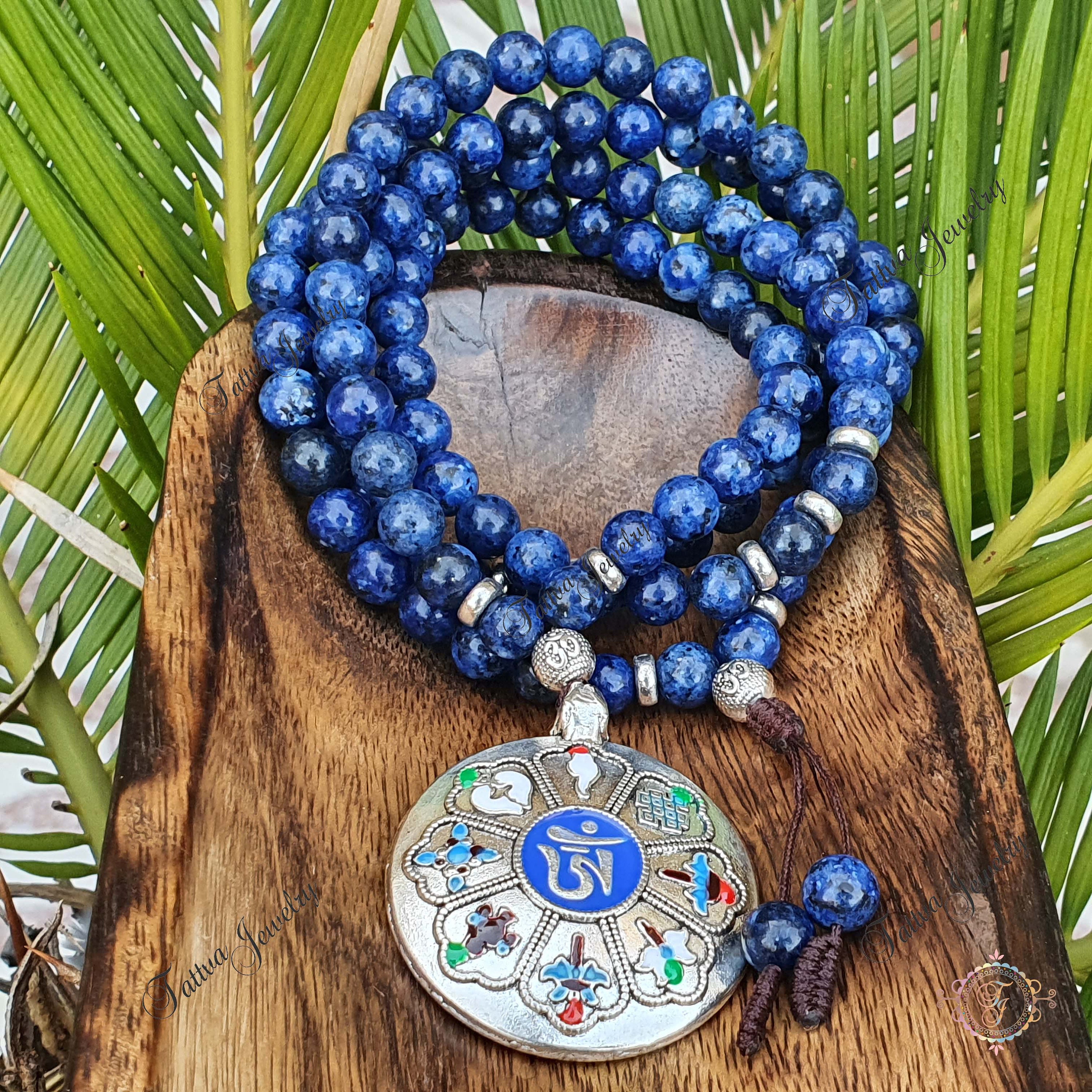 Mala Bracelet, Lapis Lazuli and Pyrite, Chakra Crystal Healing Bracelet,  Meditation Bracelet, Mala Beads - Etsy