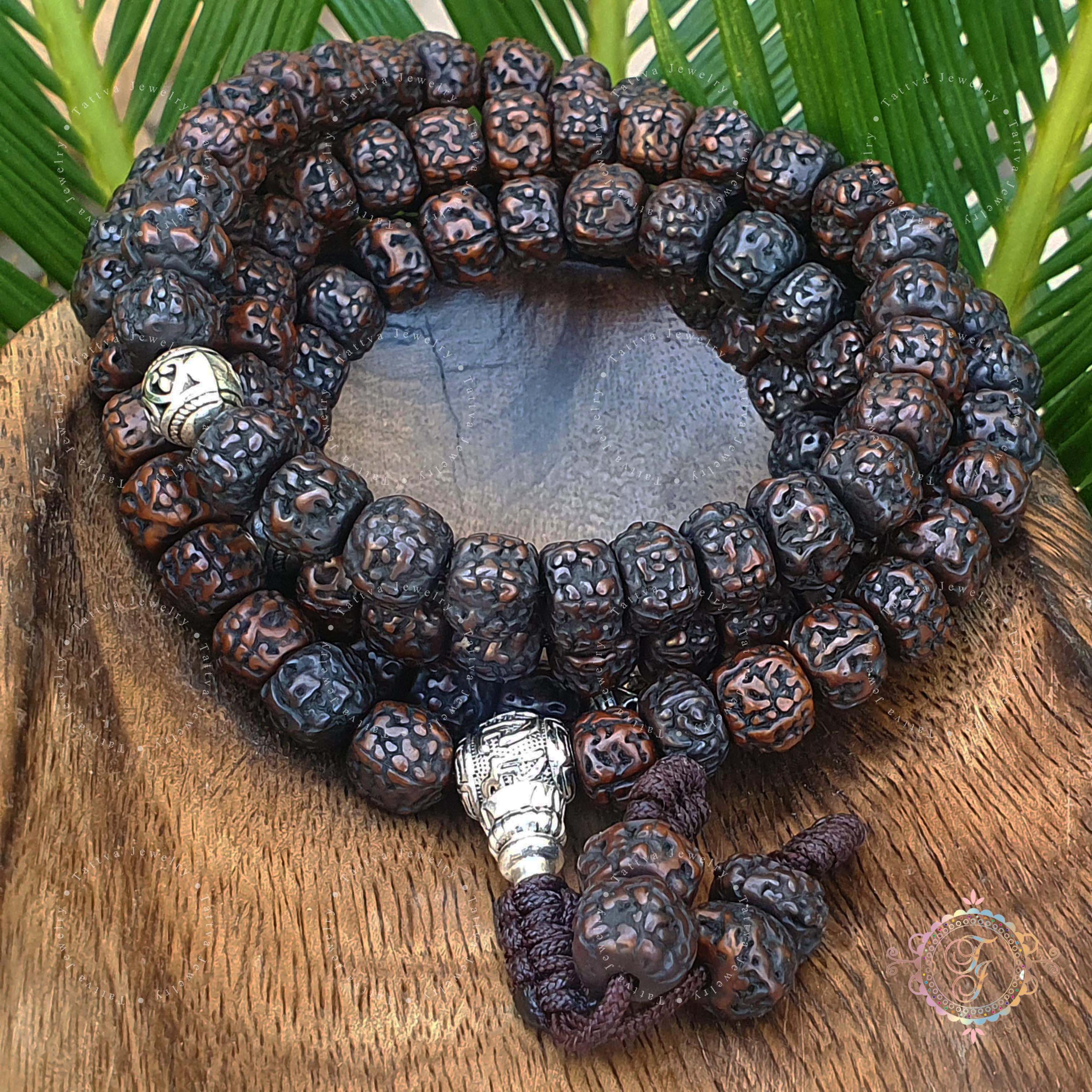 Rudraksha Beads 108 Beads Japa Mala Online Japa Mala Beads 108
