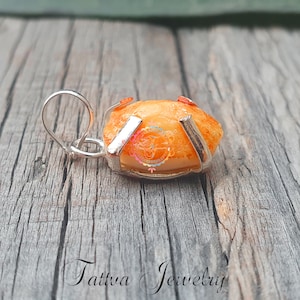Natural Macch Mani Stone Pendant: Lab Certified Fish Pearl