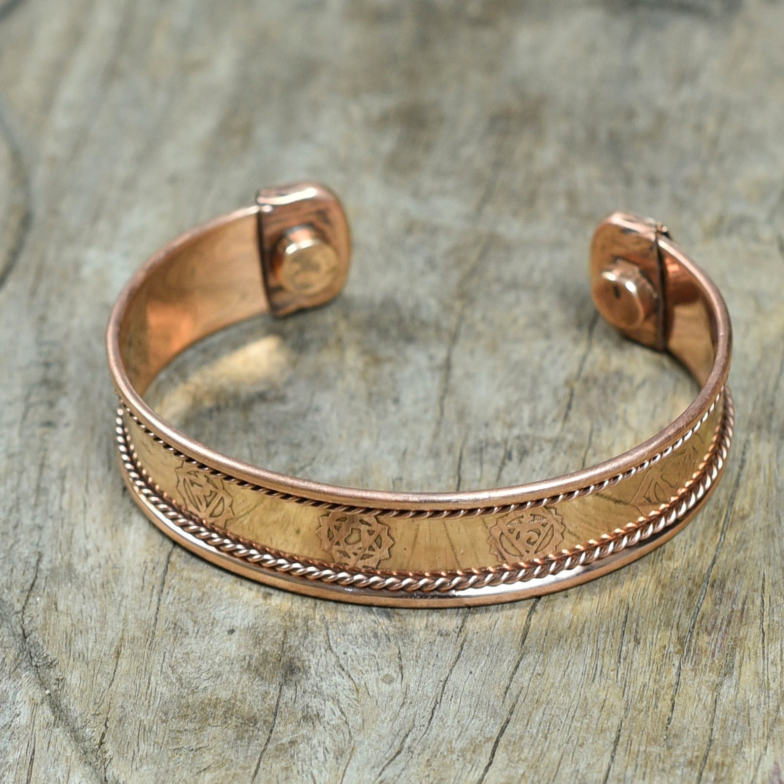 Copper Bracelet With Copper Bracelet Engraved Etsy