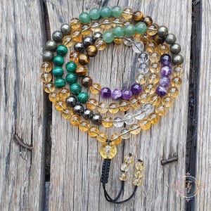 Wealth Maker 108 Beads Mala Necklace Bracelet For Manifestation, Financial Success, Attract Prosperity, Abundance • Money Maker • Good Luck