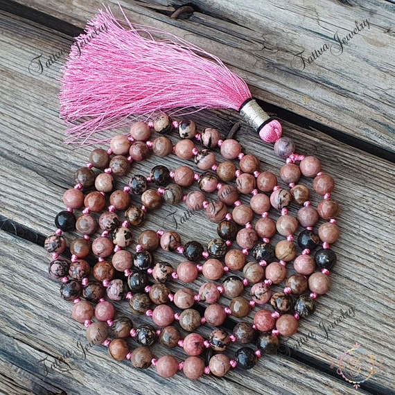 Rhodonite mala sale