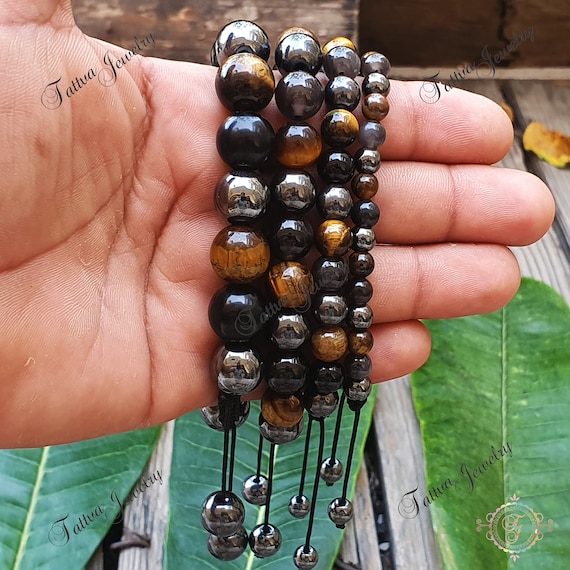 Hematite Bead Bracelet | Protection & Grounding – The Lilith store
