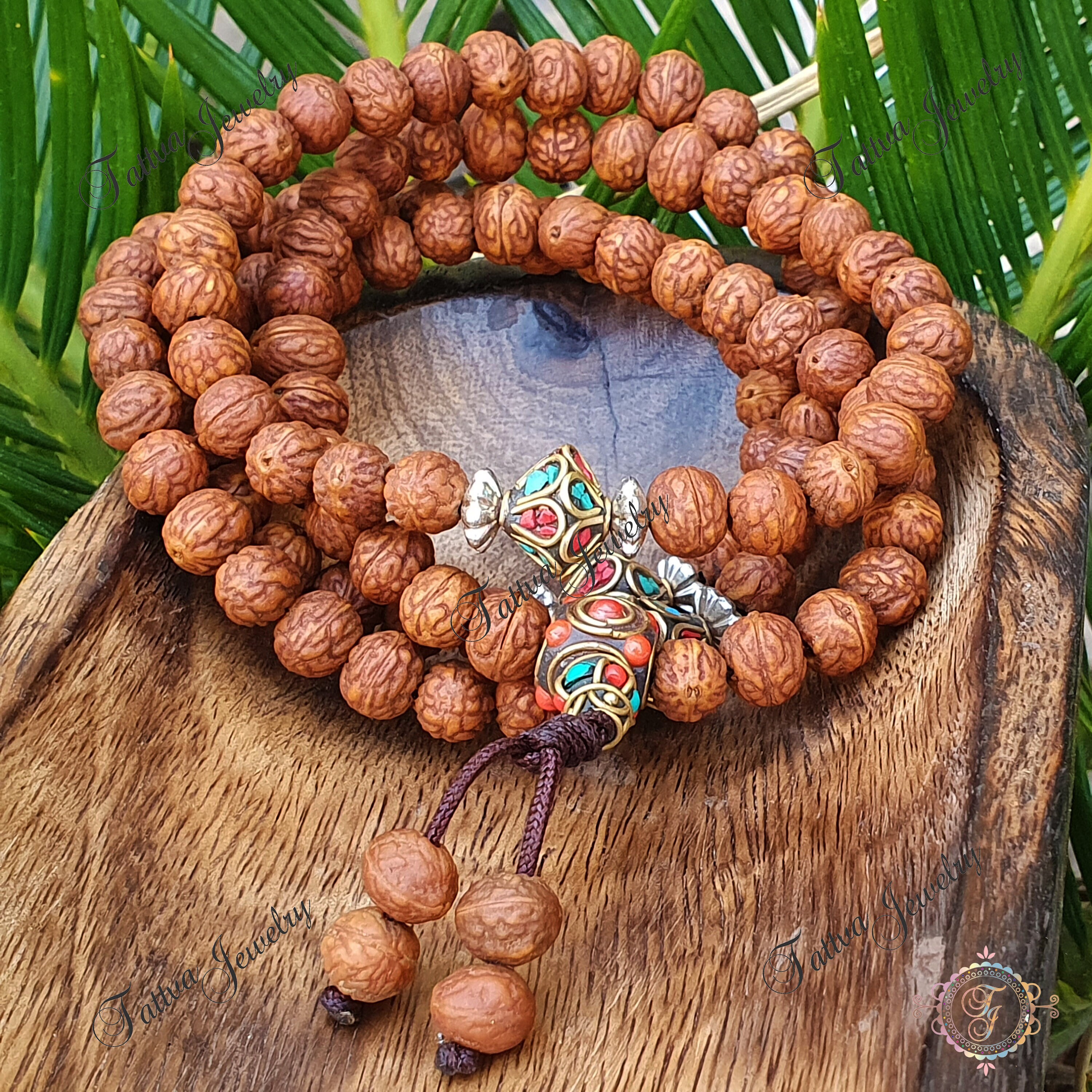 Indian Bodhi Seed Mala  Wholesale Prayer Beads