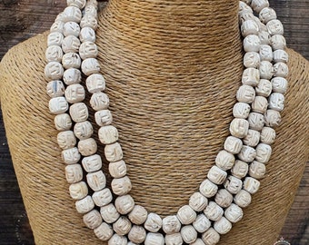 Sri Radhe Tulsi Necklace, Tulasi beads, Tulasi seeds, Tulasi, Tulasi necklace, Tulsi mala, Tulsi rama, Tulsi seeds, Hare krishna Necklace
