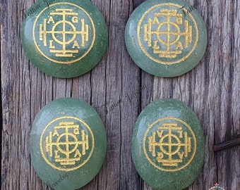 Talismán de riqueza de cristal de aventurina verde: Piedra de la oportunidad