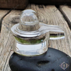 Shivling in Clear Quartz Gemstone, Sphatik Shivling, Shivlinga Ritual Object, God Shiva Shivlingam, Pooja Items, Quartz Crystals