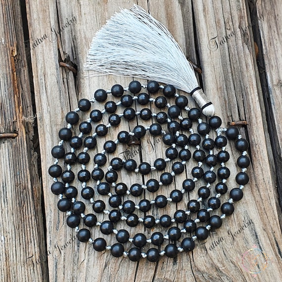 Shungite Beaded Necklaces Shungite Beaded Necklaces